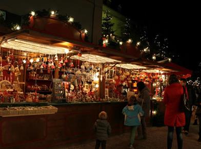 Un mercatino di natale